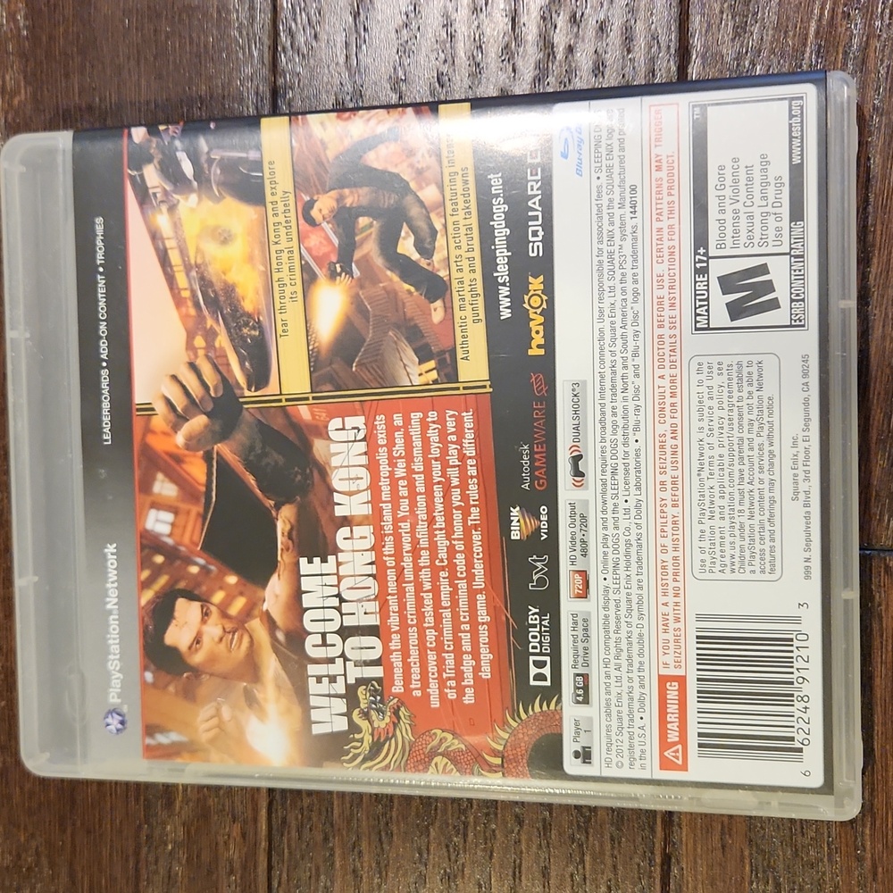 PS3 Sleeping Dogs Game - Picture 3 of 3